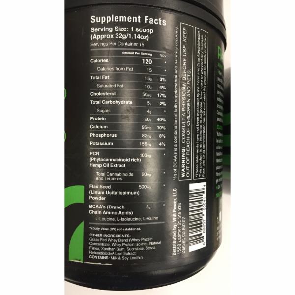Proteina whey con stevia